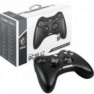 MSI Force GC30 V2 Wireless / Wired Game Controller, Fekete kép