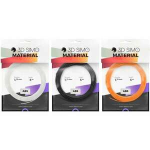 3D Simo Filament ABS II - narancssárga, fekete, fehér (G3D3009) (G3D3009) kép