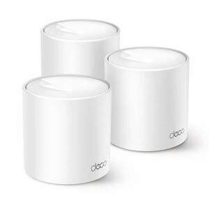 TP-Link Deco X10 Kétsávos (2, 4 GHz / 5 GHz) Wi-Fi 6 (802.11ax) Fehér 2 Belső (DECO X10(3-PACK)) kép