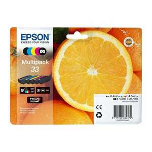 Epson 33 Multipack - 5-pack - black, yellow, cyan, magenta, photo black - original - ink cartridge (C13T33374011) kép