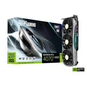 Zotac GeForce RTX 4070 TI SUPER 16GB GDDR6X Trinity OC Videókártya (ZT-D40730J-10P) kép