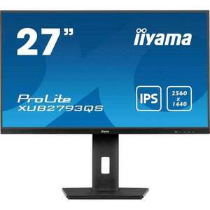 iiyama ProLite XU2793QS-B6 számítógép monitor 68, 6 cm (27") 2560 x 1440 pixelek 2K Ultra HD LED Fekete (XUB2793QS-B6) kép