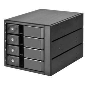 SilverStone FS304-12G 5.25" / 3.5" Külső HDD/SSD ház - Fekete (SST-FS304-12G) kép