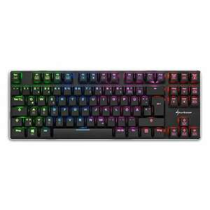 Sharkoon PureWriter TKL RGB Kailh Red Gaming Mechanikus Billentyűzet US - Fekete (4044951021505) kép