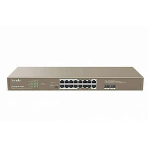 Tenda TEG1118P-16-250W 16-port 16GE+2SFP Ethernet Switch With 16-Port PoE Switch kép