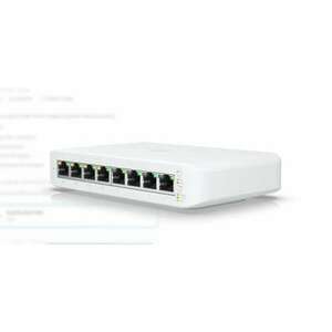 8 portos UniFi 8 Gbps 4 portos PoE switch Ubiquiti menedzsmenttel - USW-LITE-8-POE kép