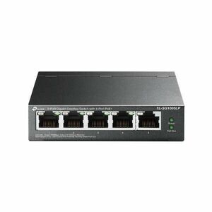 TP-Link Switch PoE - TL-SG1005LP (5 port 1Gbps; 5/4 af PoE port; 40W) kép