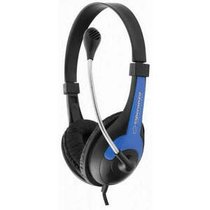 Esperanza Rooster Headset Black/Blue kép