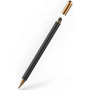 Univerzális toll, (bármilyen kapacitív kijelzőhöz), Charm Stylus Pen, fekete/arany kép