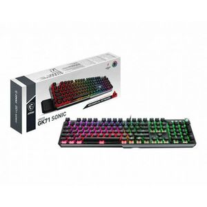 MSI ACCY VIGOR GK71 SONIC Gaming Keyboard, US, Fekete kép