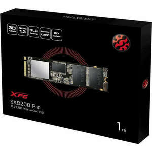 ADATA SSD M.2 2280 NVMe Gen3x4 1TB SX8200 kép