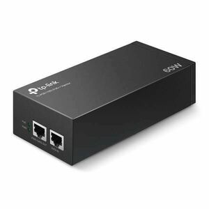 TP-Link PoE Injector adapter - TL-POE170S (60W, af/at/bt PoE+; 2x1Gbps, Max 100m) kép