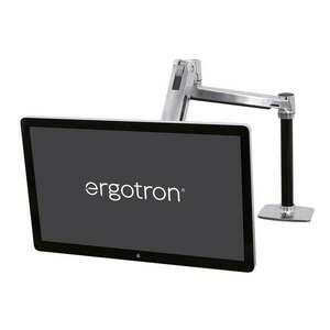 Ergotron LX Sit-Stand asztali monitortartó konzol 49" fekete-ezüst (45-384-026) (45-384-026) kép