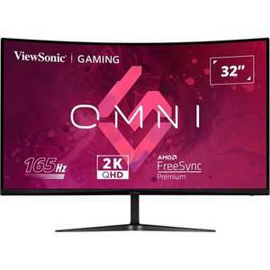 Viewsonic VX Series VX3218C-2K számítógép monitor 81, 3 cm (32") 2560 x 1440 pixelek Quad HD LED Fekete kép