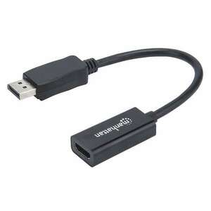 Manhattan 151634 video átalakító kábel 0, 15 M HDMI A-típus (Standard) DisplayPort Fekete kép