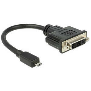 DeLOCK 65563 video átalakító kábel 0, 2 M DVI-D Micro-HDMI Fekete kép