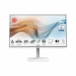 MSI Monitor Business Modern MD272XPW 27" FHD, 1920x1080, 100Hz, IPS, 1000: 1 CR, 300cd/m2, 1 ms, HDMI, DP, USB-C, White kép