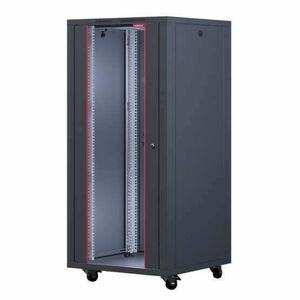 FORMRACK 12U Interline 600x600 19" szabadon álló rack szekrény - RAL9005 fekete kép