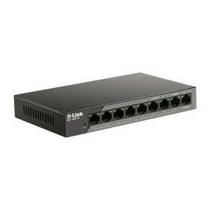 D-LINK Switch 8x100Mbps(8xPOE) + 1x100Mbps Uplink Fémházas, Surveillance, DSS-100E-9P kép