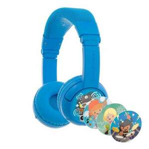 BuddyPhones Play+ Bluetooth gyermek fejhallgató kék (BT-BP-PLAYP-BLUE) (BT-BP-PLAYP-BLUE) kép