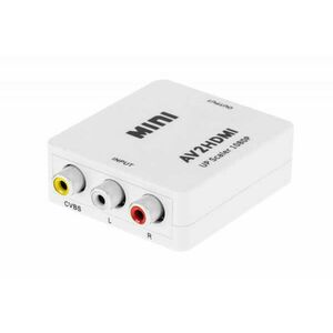 Jelátalakító aljzat AV - CHINCH CVBS + AUDIO - HDMI aljzat kép