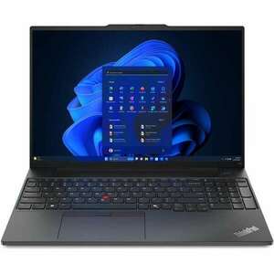 Lenovo ThinkPad E16 AMD Ryzen™ 7 7735HS Laptop 40, 6 cm (16") WUXGA 16 GB DDR5-SDRAM 512 GB SSD Wi-Fi 6E (802.11ax) Windows 11 Pro Fekete (21M5002GGE) kép