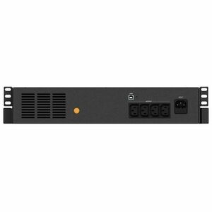 NJOY Szünetmentes 800VA - Code 800 (4 IEC C13, line-interaktív, USB menedzsment, szoftver, LCD kijelző, 2U rack) kép