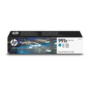 HP 991X nagy kapacitású PageWide patron ciánkék (M0J90AE) (M0J90AE) kép