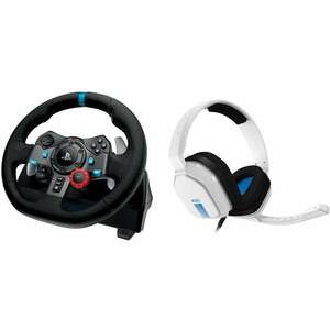 Logitech G29 Driving Force Racing Wheel + Logitech Astro A10 PS4 Headset készlet (PC / PS3 / PS4 / PS5) (991-000486) kép