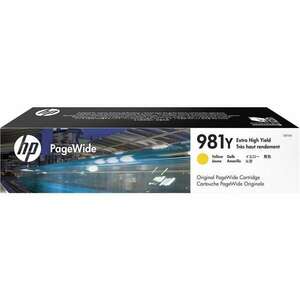 HP 981Y extra nagy kapacitású PageWide patron sárga (L0R15A) (L0R15A) kép