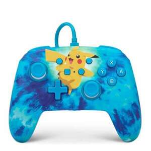 PowerA Enhanced Nintendo Switch vezetékes Tie Dye Pikachu kontroller kép