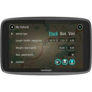 TomTom 6" Go 620 Professional Kamionos GPS navigáció (Teljes EU Térkép) (1PN6.002.05) kép