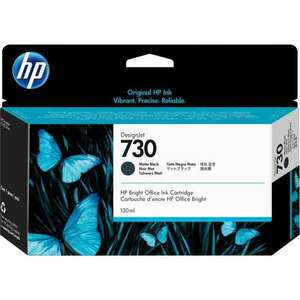 HP 730 tintapatron 130-ml mattfekete (P2V65A) (P2V65A) kép