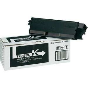 Kyocera TK-590 kék toner (TK 590 Cyan) kép