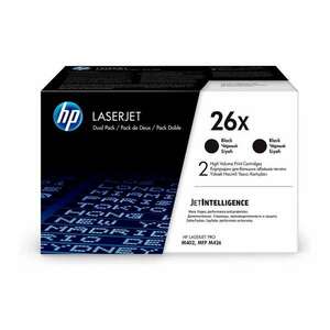 HP 26X 2 darabos nagy kapacitású LaserJet tonerkazetta fekete (CF226XD) (CF226XD) kép