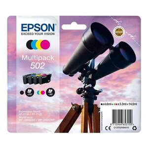 Epson 502 tintapatron Multipack 4 színű (C13T02V64010) (C13T02V64010) kép