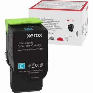 Xerox C310 Cyan High Capacity Toner Cartridge (5500 pages) festékkazetta 1 dB Eredeti Cián (006R04365) kép