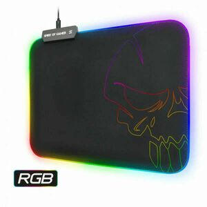 Spirit of Gamer Egérpad - RGB Medium (RGB háttérvilágítás, 350 x 255 x 3mm; fekete) kép