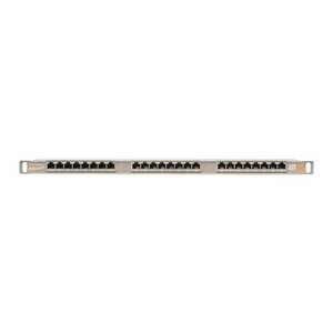 Nikomax STP patch panel cat.5e 24 port 19" 0.5U árnyékolt (NMC-RP24SD2-HU-MT) kép