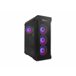 GENESIS Irid 505 ARGB Midi Tower Fekete, Átlátszó (NPC-1518) kép