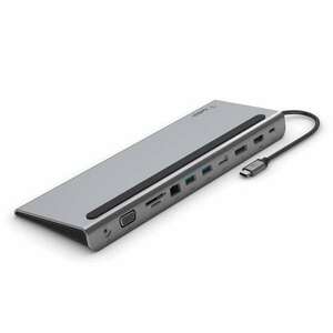 Belkin INC004BTSGY dokkoló állomás és port replikátor Vezetékes USB 3.2 Gen 1 (3.1 Gen 1) Type-C Fekete, Szürke (INC004BTSGY) kép