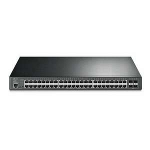 TP-Link TL-SG3452P Switch 48x1000Mbps (48xPOE+) + 4xGigabit SFP + 2xkonzol port, Menedzselhető Rackes, TL-SG3452P kép