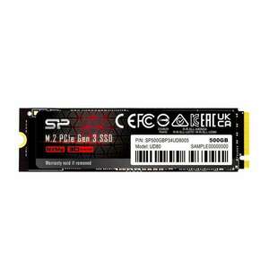 Silicon Power SSD - 500GB UD80 (r: 3400MB/s; w: 3000 MB/s, NVMe 1.4 támogatás, M.2 PCIe Gen 3x4) kép