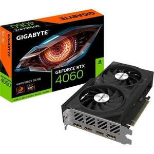 Gigabyte Videókártya - nVidia RTX 4060 (8192MB, GDDR6, 128bit, 2475/17000Mhz, 2xHDMI, 2xDP) kép