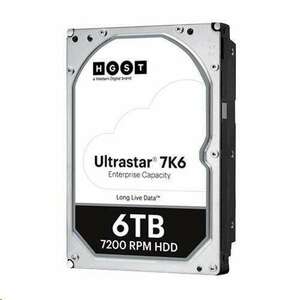 6TB WD Ultrastar DC HC310 3.5" SATA szerver winchester (0B36039/HUS726T6TALE6L4) kép