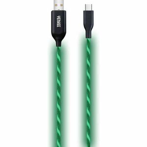 Yenkee YCU 341 GN LED USB C kabel 1m kép