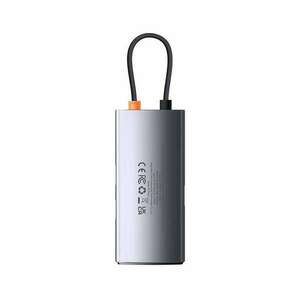 Baseus Metal Gleam Series 6 az 1-ben hub USB-C - 4x USB 3.0 (WKWG070013) (WKWG070013) kép