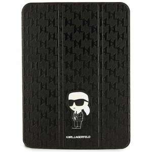 Karl Lagerfeld KLFC11SAKHPKK iPad 10.9" Folio Magnet Allover tok fekete Saffiano Monogram kép