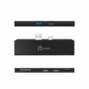 Dokkolóállomás j5create ULTRADRIVEMINIDOCK JCD324, MS Surface Pro 7 kép