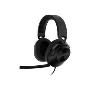 Corsair HS55 Surround Mikrofonos gaming fejhallgató, 7.1 Dolby Audio, USB & 3.5mm csatlakozó, Fekete kép